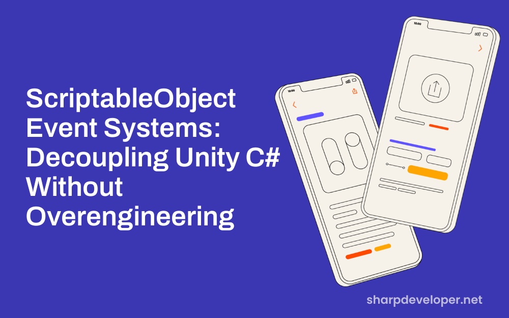 ScriptableObject Event Systems: Decoupling Unity C# Without Overengineering